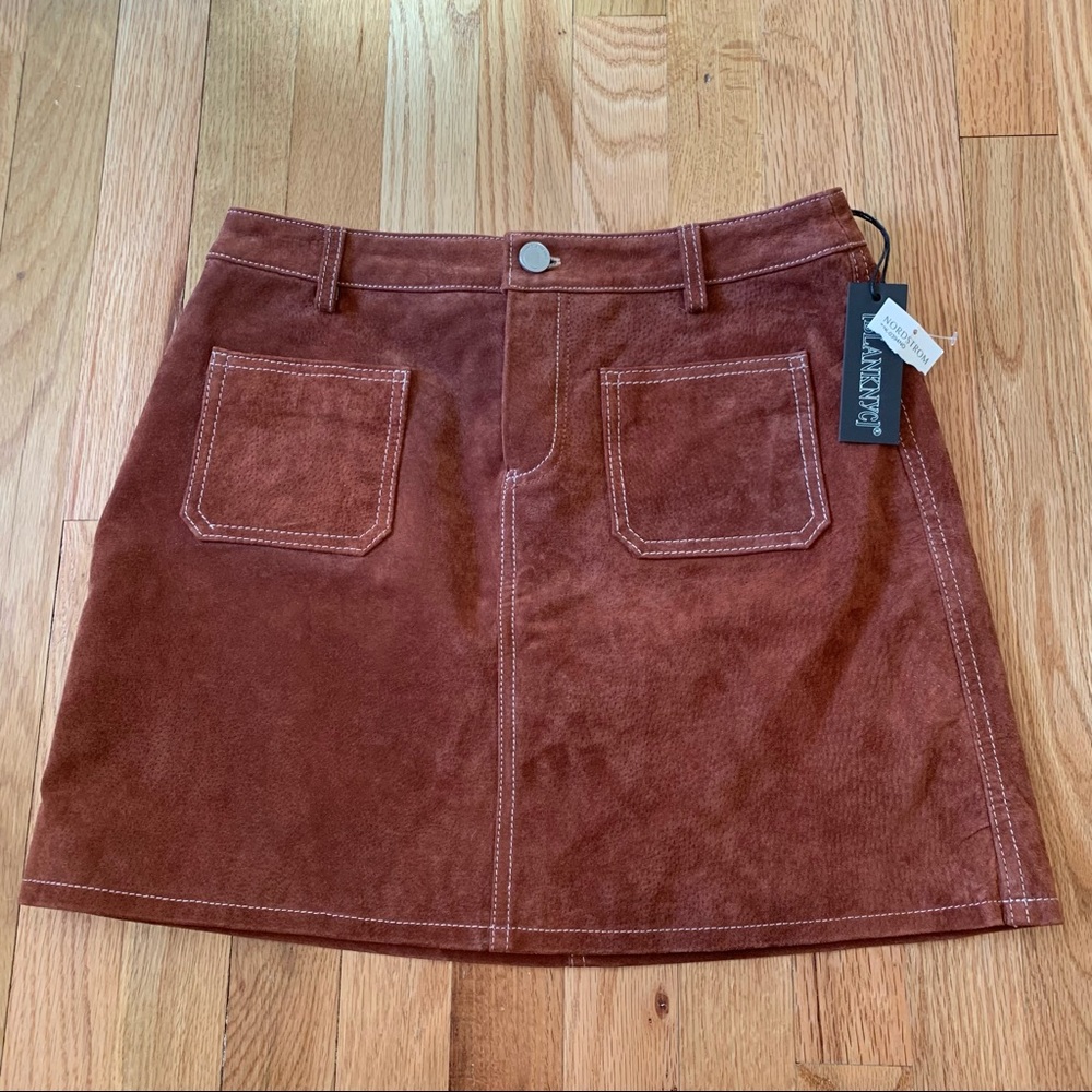 Suede skirt NWT